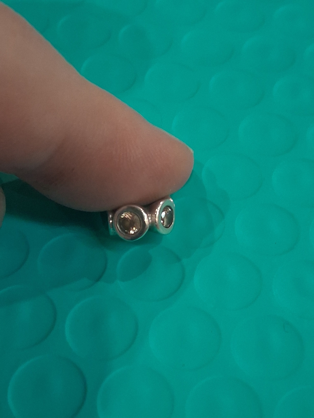 Pandora Silver Oval Lights Charm